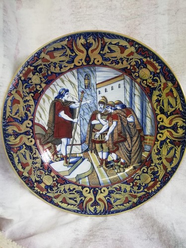 Piatto antico paolo rubboli - piatto,