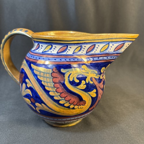 Brocca maiolica lustro anni - lustro,