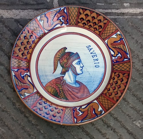 Piatto ceramica lustro - piatto,